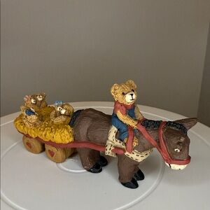 Vintage Country Bear hayride pilled by a mule